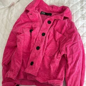Zara corduroy shacket